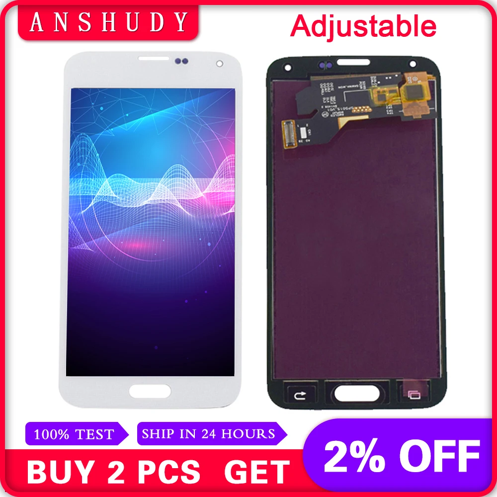 

LCD For Samsung Galaxy S5 LCD Touch G900 G900A G900P G900T G900V G900F LCD Display Module Touch Screen Digitizer Sensor Assembly