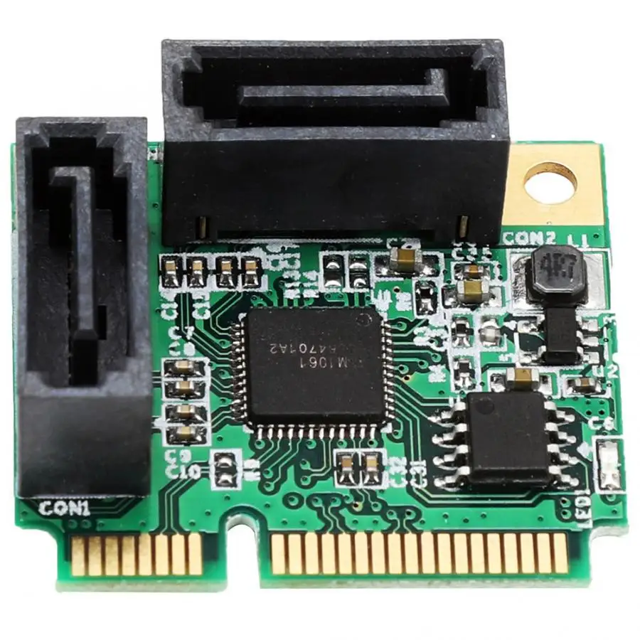 Адаптер расширения PCI-E Mini PCI-E на 2 порта 3,0 SATA адаптер расширения жесткого диска расширитель карты расширения