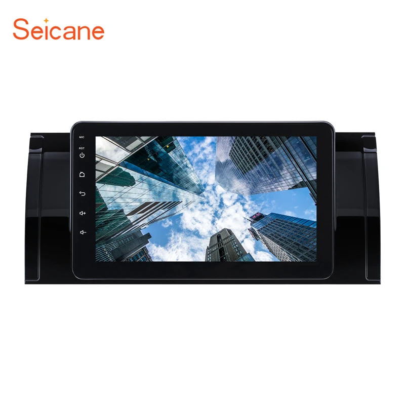 Top Seicane 8-core Android 8.1  8 inch Car GPS Radio Player for BMW X5 E53 2000 2001 2007 support DVR Mirror Link Carplay TPMS OBD 0