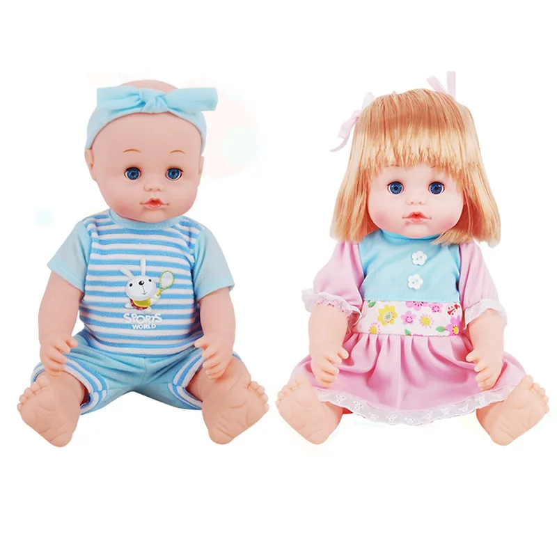 Крик смех моча! Новинка 15 дюймов реборн детская игрушка кукла кажись настоящим силиконовым рожденным живым ролевые игры игрушка кукла для девочки мальчик