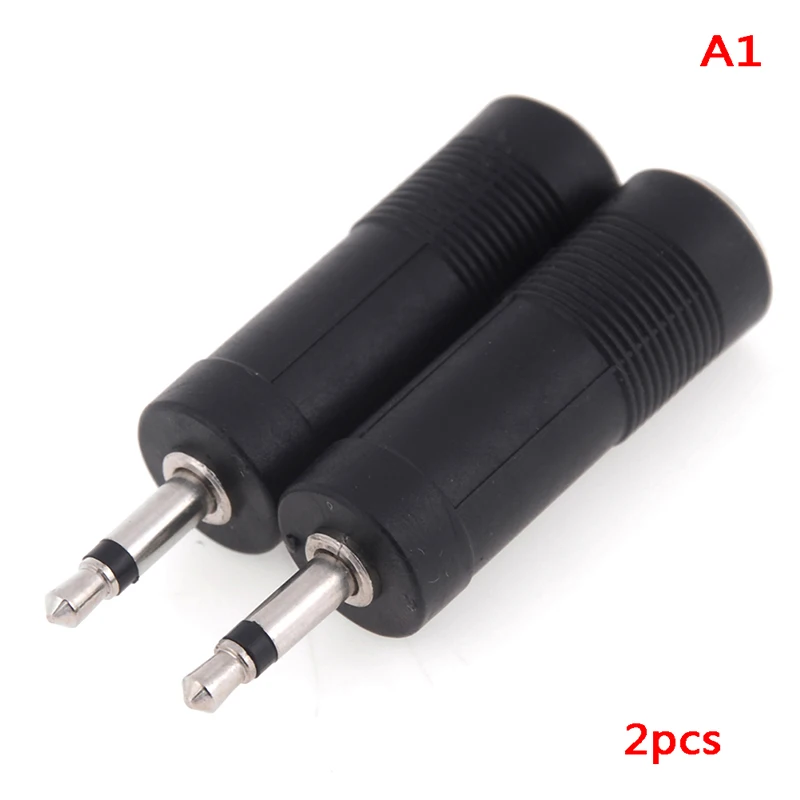 3.5 Plug To 6.5 Jack Stereo Audio Adaptor For Microphone Headphone AUX Cable Convertor 3.5mm Male To 6.5mm Female Adapter - Цвет: A1