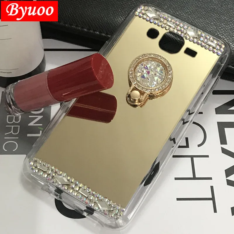 

For Samsung galaxy J4 J6 Plus A6 A8 2018 Note 9 s9 s8 J7 neo J5 J3 2017 A7 A5 A3 2016 case Mirror crystal phone Holder cover