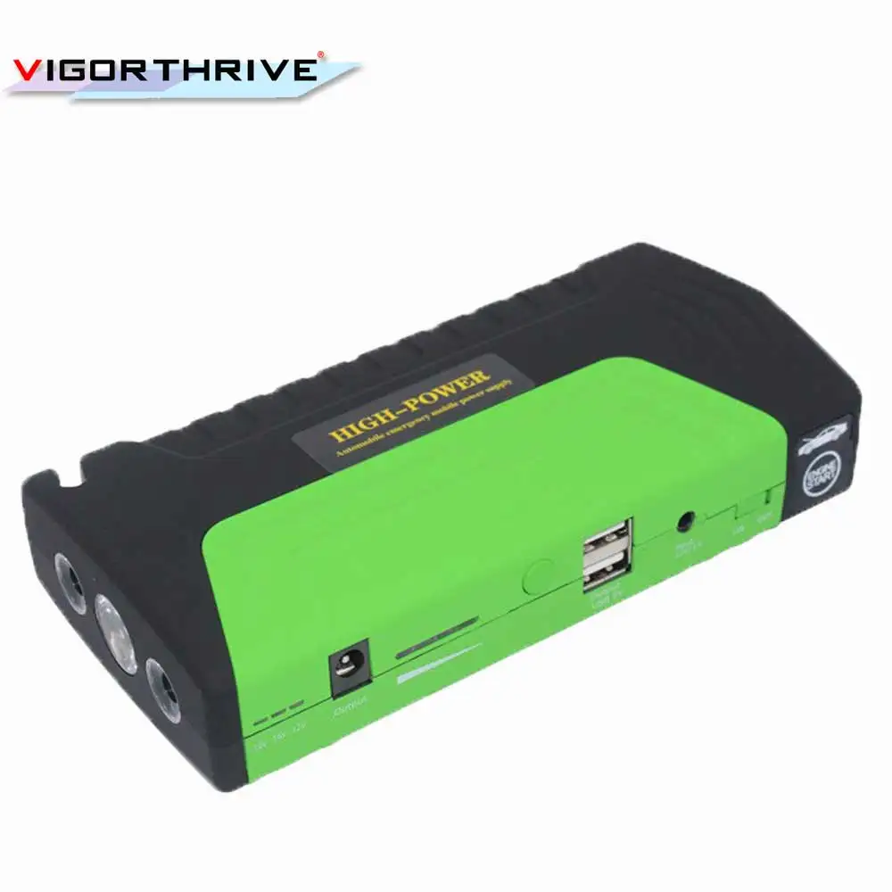 Portable 12v car battery jump starter mini mobile phone laptop power