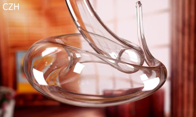 Cobra Wine Decanter Snake Crystal Glass Decanter Decorative Aerator Barware Ornament