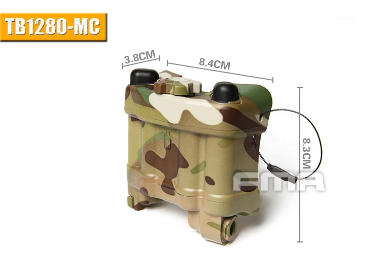 FMA Тактический AN/PVS-31 Шлем ночного видения очки NVG батарея коробка Манекен Модель