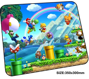 

Mario pad mouse computador gamer mause pad 350x300mm padmouse locked edge mousepad ergonomic gadget High-end office desk mats