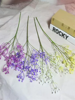 

58CM Gypsophila Artificial Flowers artificial Floral Silk Fake Pom Poms Flower for Wedding Party Home Decoration Bouquet
