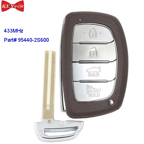 

KEYECU for Hyundai Tucson IX35 2013 2014 2015 OEM Keyless Entry Smart Remote Control Car Key Fob 95440-2S600