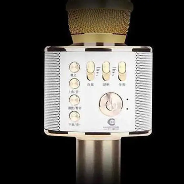 Беспроводной Bluetooth микрофон аудио Мобильный телефон звук караоке эффект реверберации> 115DB 1800 mah микрофон DC 5 V
