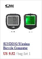 Часы Sunding, секундомер, цифровой ЖК-дисплей, велосипедный компьютер, одометр, велосипедный счетчик, спидометр,, бренд, Прямая поставка