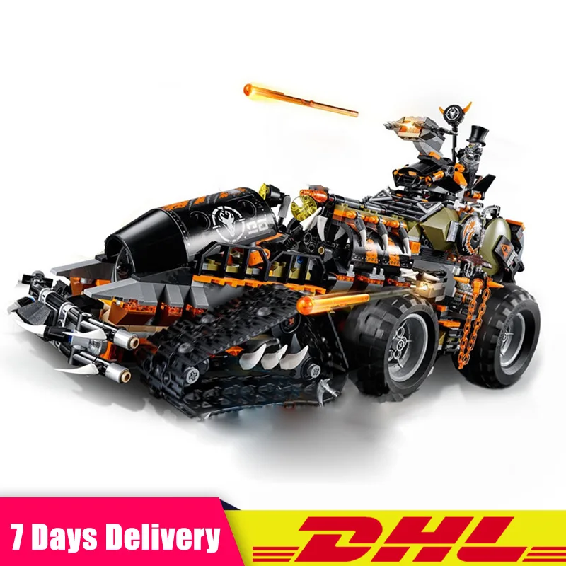 

Compatible Legoinglys 70654 Dieselnaut Tank Series Buidling Blocks Bricks Model DIY Lepin 06089 Daily Creative Children Toys