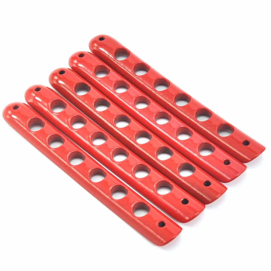 4PCS/lots Aluminum 4 Door+Tailgate Handle Cover for JEEP Wrangler JK 2007-2015 Red