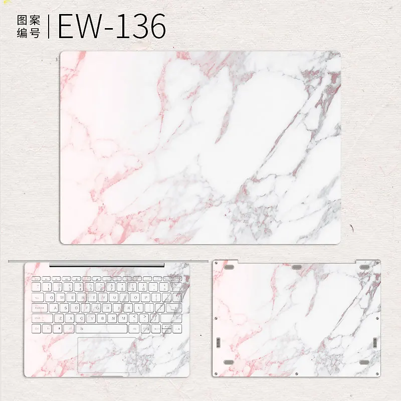 Laptop Sticker for Xiaomi Mi Notebook Air 12 13 Pro 15.6 White Marble Vinyl Decal Skin for Xiaomi Gaming Notebook 15.6 inch Case