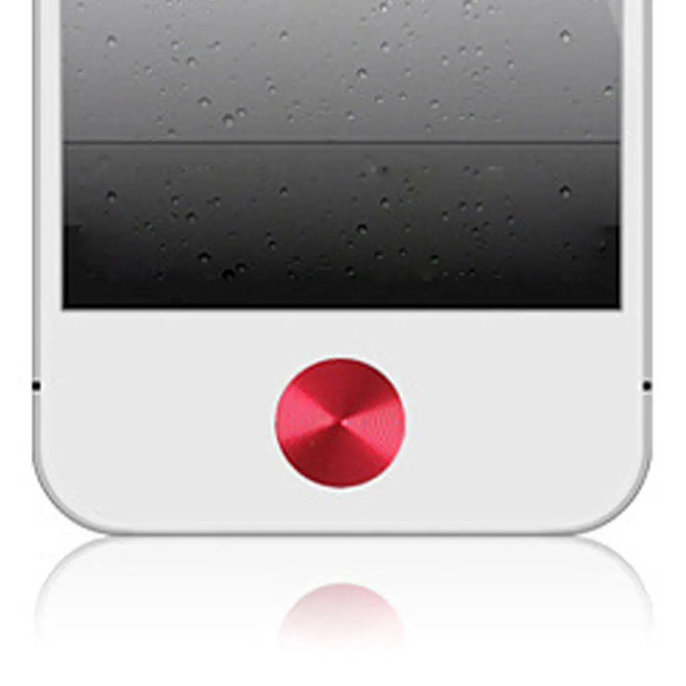 

New Colorful Aluminium Metal Round Home Button Sticker for iPhone 4 4S 5C