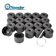 ESPEEDER 20 pcs 17 millimetri Mozzo Ruota Auto Coperchio A Vite Dadi Delle Ruote Coperture Tappi di Protezione Dado Caps Bullone Cerchi Esterno decorazione