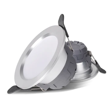

LED 3Color Downlight Discolourable 5W Spot LED Round Recessed Spot Light AC220V Led Bedroom Kitchen Indoor Spot Lighting