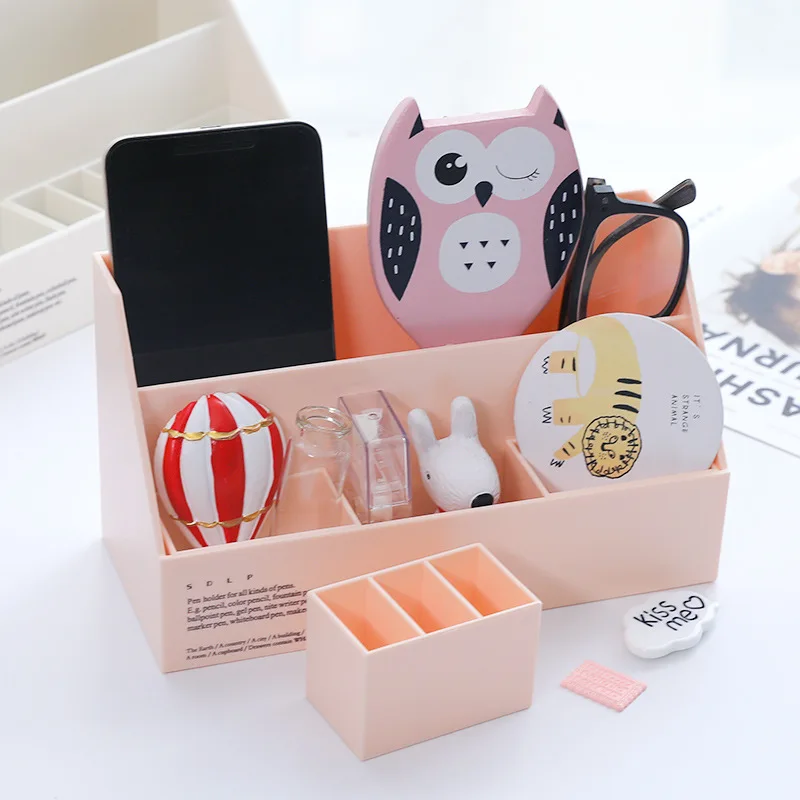 multi-functional finishing frame simple plastic desktop students receive a box office supplies | Канцтовары для офиса и дома