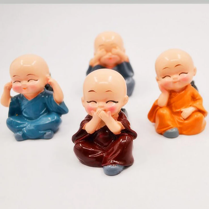 

Car Air Freshener Cute Four Monk In the Car Air Conditioning Outlet Perfume Clip Decoration Aromatherapy Fragrance Diffuser