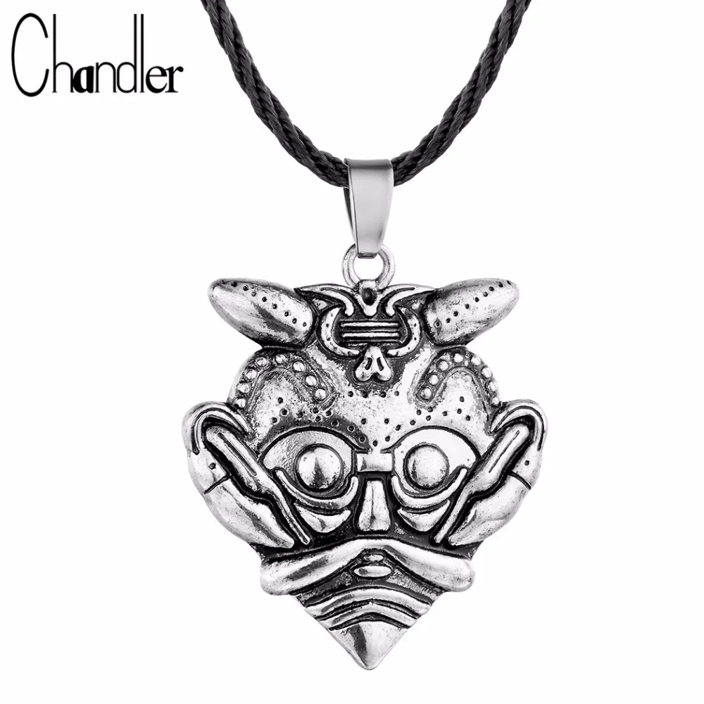 Подвеска Chandler The mask of Loki ожерелье Амулет для мужчин драгоценности европейские