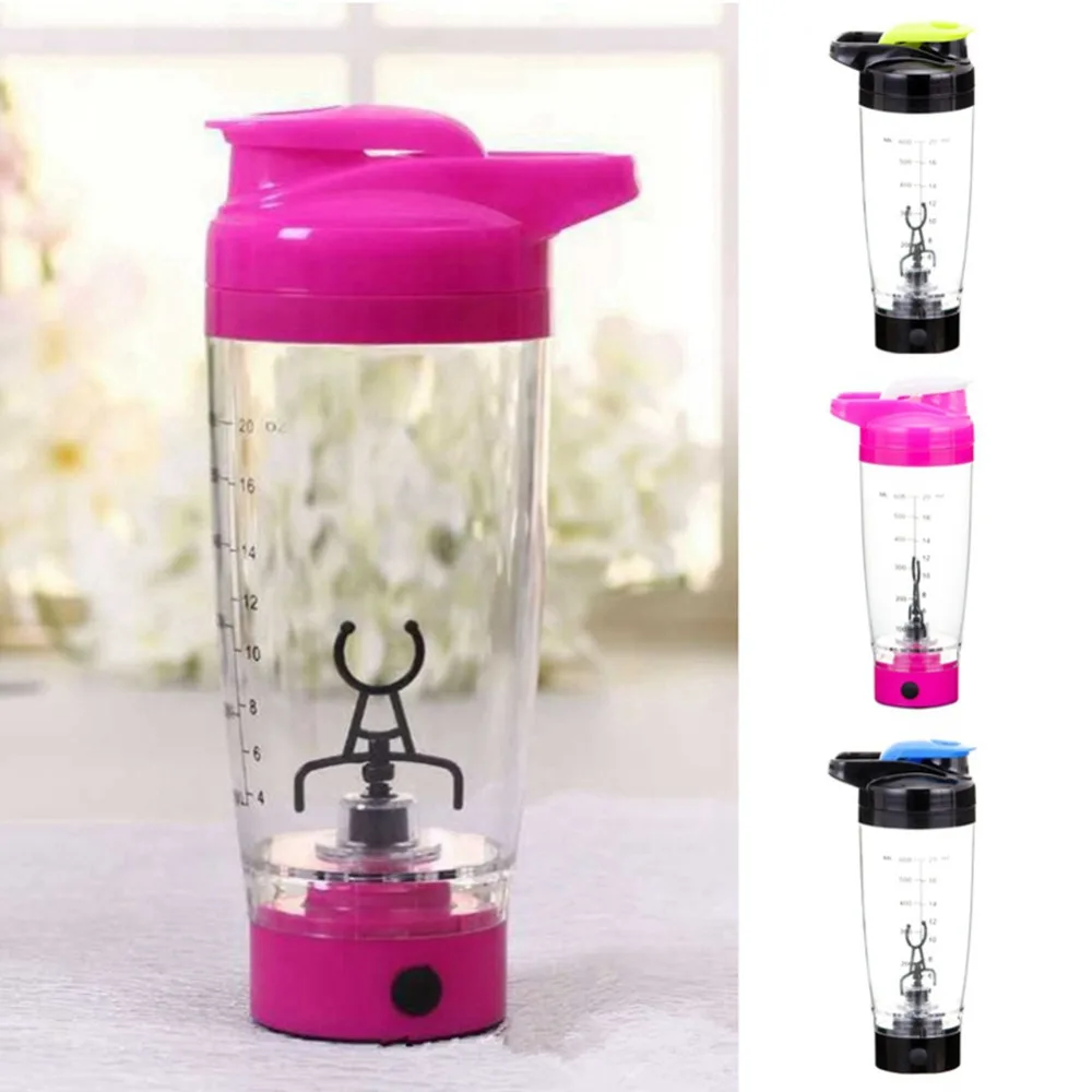 600ml Creative Protein Powder Shake Cup Leakproof Lid Electric