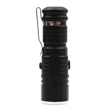 

Mini Q5 Portable 16340 Flashlight Torch rechargeable zoom flashlight Focusable Zoomable lamp LED Torch penlight