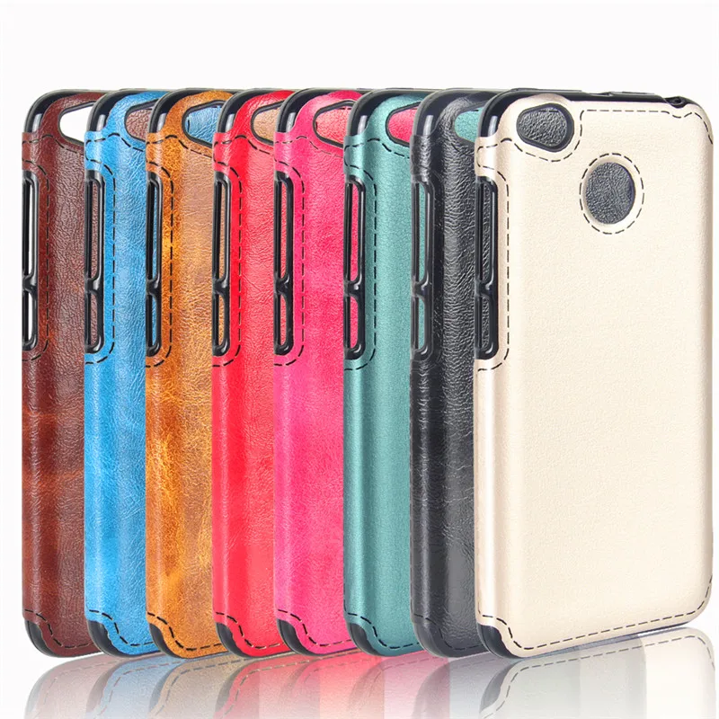 

Xiaomi Redmi 4X Silicon Case Colored TPU+PC Leather Surface Soft Silicone Back Cover Case for Xiaomi Redmi 4X Redmi4X Soft Cover