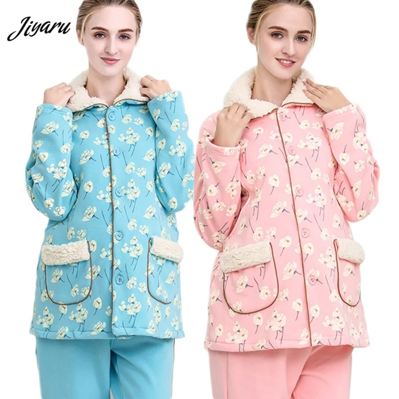 Для беременных зима одежда Пижама для кормления грудью сна Lounge Clothings Грудное