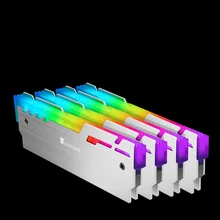 1 шт./лот JONSBO NC-3 светящийся жилет с памятью RGB радиатор 12 в маленький 3 Pin аура светодиодный алюминиевый радиатор Настольный теплоотвод ОЗУ