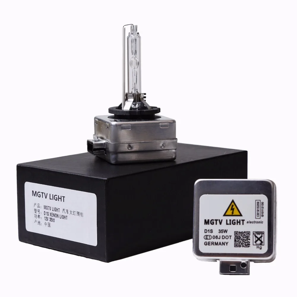 MGTV LIGHT Genuine Of Original 12V 35W 2PCS D1S D1C Replacement HID XENON Bulb 4300K 6000K