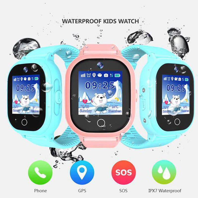 TD06S Детские Смарт часы IP67 водонепроницаемые GPS LBS трекер местоположение HD камера