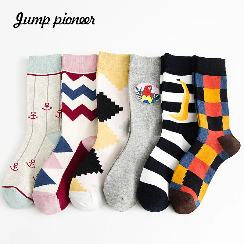 Для женщин носки Kawaii полосатый 3D зимние носки платье Красочные Happy Socks Для женщин Harajuku теплые смешные носки meias