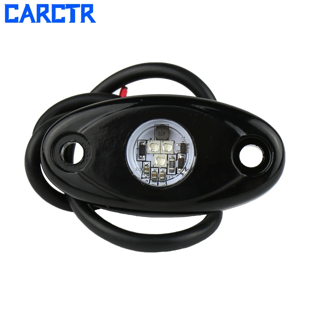 CARCTR 2 шт. автомобильные нижние огни Светодиодный красочный атмосферный свет