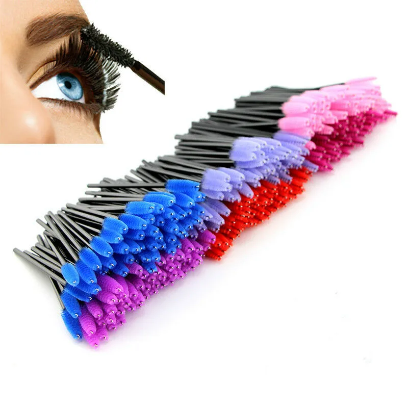 

50pcs Disposable Eyelash Brush Lip Brush Lash Extension Mascara Applicator Eyelash Brushes Mascara Wands Cosmetics Make Up tool