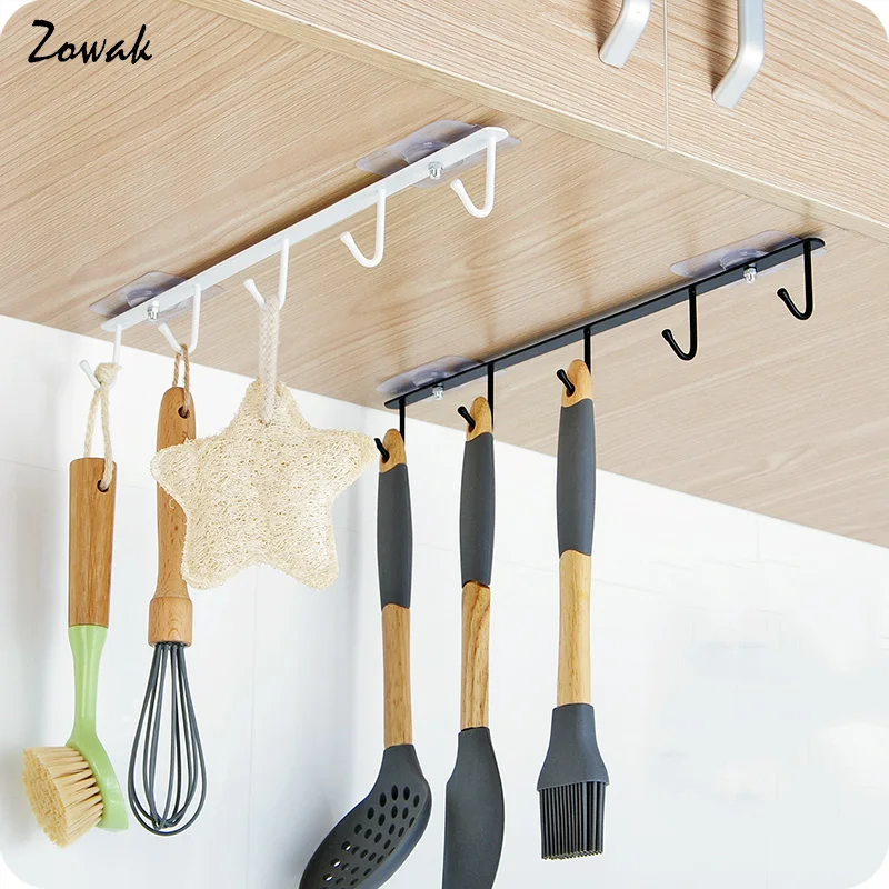 Holder Hang Kitchen Cabinet Under Shelf Storage Rack ...