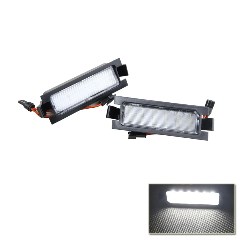 Pair Of Super White Error Free SMD Led Number License Plate Lights Lamp For Hyundai I30 GD 13 14