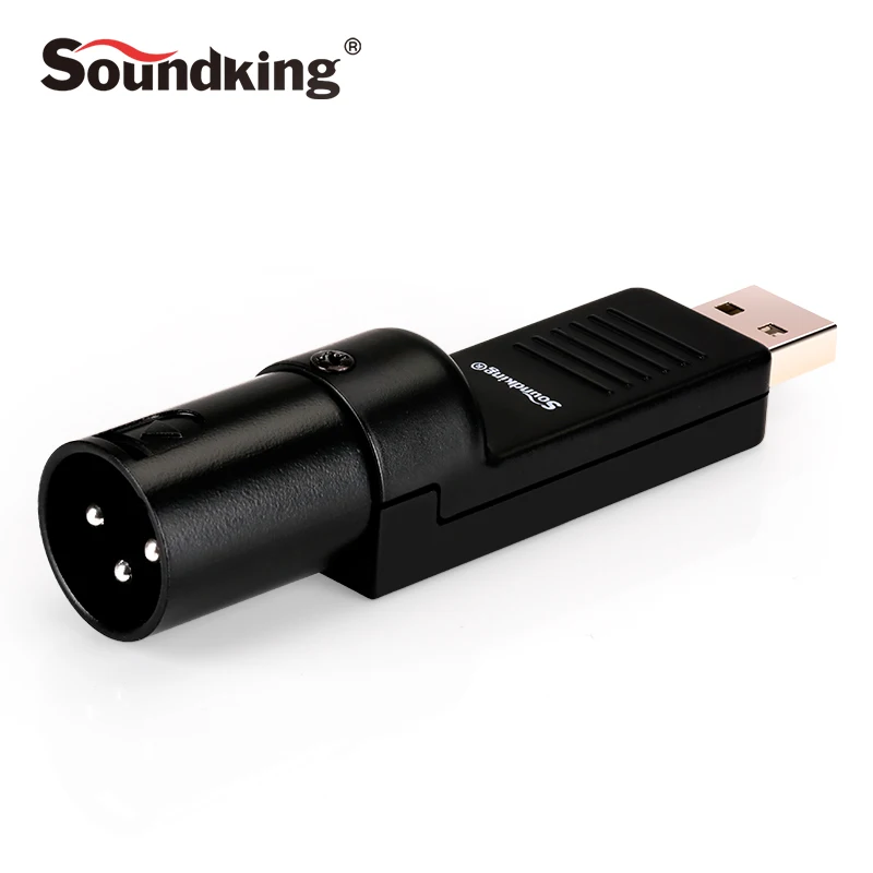 

Soundking XLR(M) to USB converter to convert to the audio file in PC into audio signal to be played in speaker cabinet C60