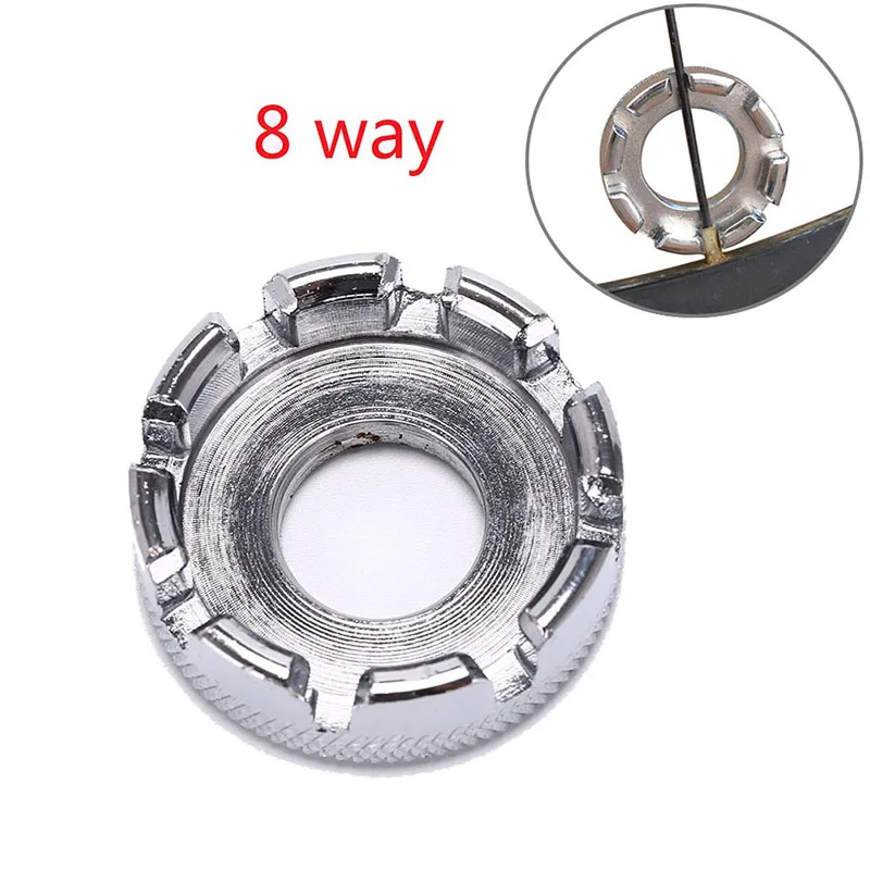 8 Way Bike Wheel Rim Nipple Spanner Spoke Wrench Steel Adjuster Repair Key Tool