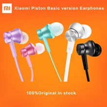 HOT Original Xiaomi Piston 3 Earphones Youth Colorful Edition 3.5mm 3rd Bass Earphone Basic Version Headset with Remote & Mic