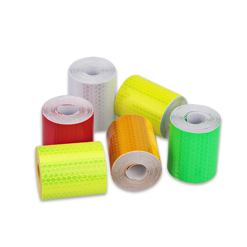 Safety Mark Reflective Tape Stickers Car-Styling Self Adhesive Warning Tape for Automobiles Motorcycle