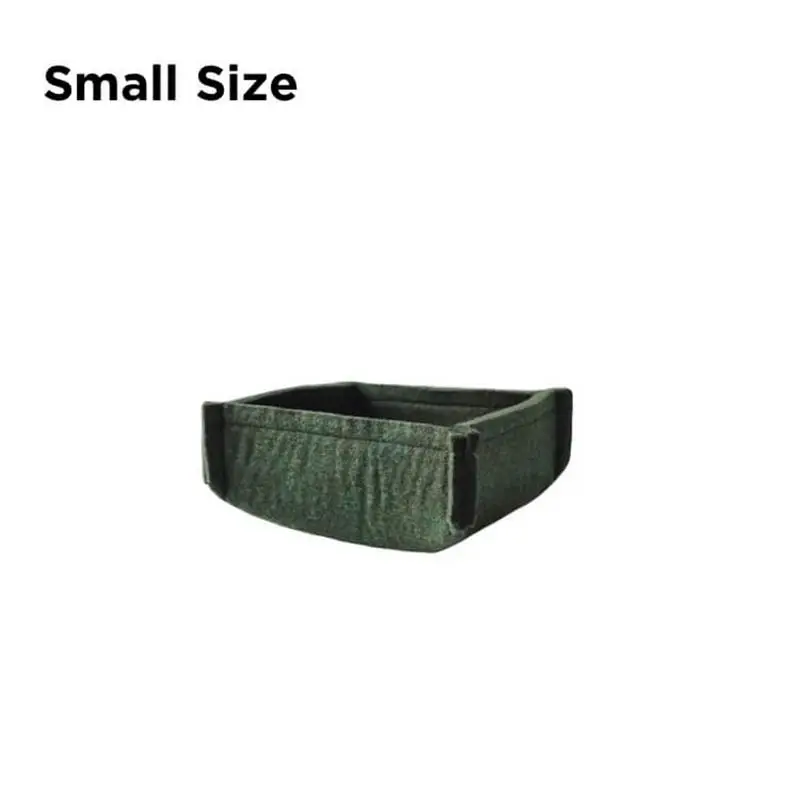 Ins войлочная корзина для хранения в скандинавском стиле, настольная корзина для хранения мусора на крыльце, корзина для хранения игрушек, шерстяная корзина для хранения, для украшения дома - Цвет: Green