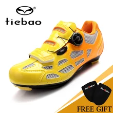 Новинка Tiebao профессиональная дорожная обувь поворотный винт стальная проволока с быстрой велосипедной обувью обувь для шоссейного велосипеда TB16-B1259