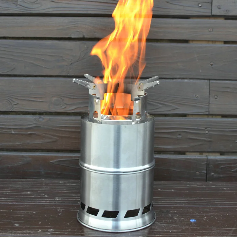 Outdoor firewood stove Fishing stove 31*19.5cm Portable stainless steel