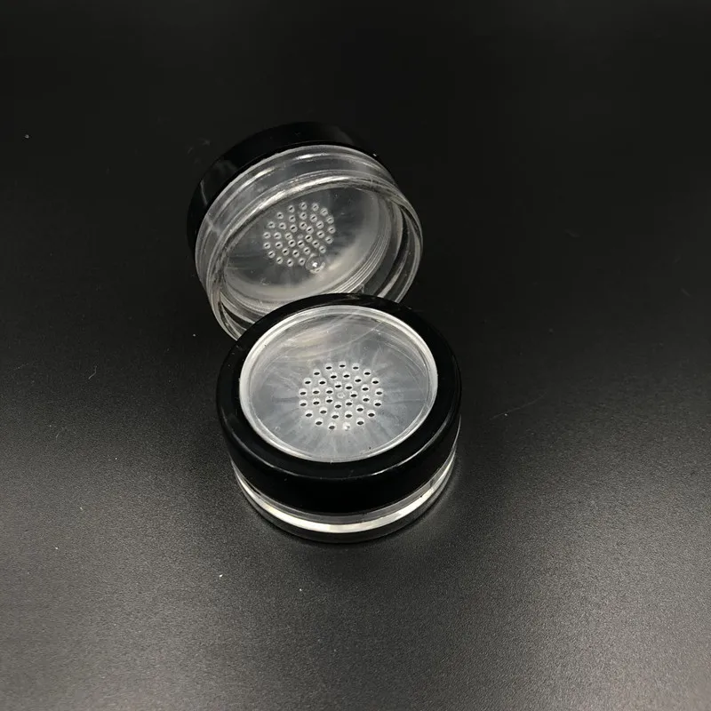 

600pcs 10g portable loose powder jar with rotating sifter with twist up sifter powder container tins for cosmetic makeup