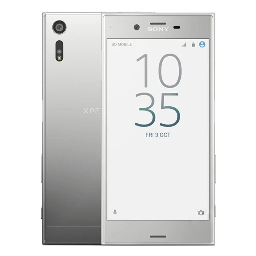 Sony Xperia XZ F8332, две sim-карты, 3 ГБ ОЗУ, 64 Гб ПЗУ, четыре ядра, Android 5,2 дюймов, 23 МП, wifi, 2900 мАч, разблокированный GSM LTE мобильный телефон - Цвет: Silver