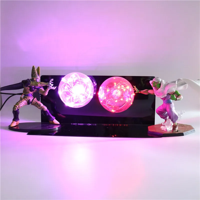 YR Dragon Ball Z для детей, детские светильники в виде игрушек, фигурки DIY, модель аниме, креативная лампа, детские куклы, светодиодный ночник для спальни - Испускаемый цвет: YR