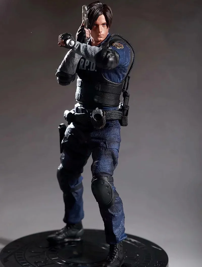 

Resident Evil 2 Leon S. Kennedy Action Figure 32cm New Soldier Set 1/6 Scale PVC Figure Anime Figure Models toys Boys Gift