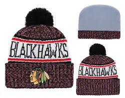 Вязаные Шапочки Stitiched Новый Чикаго высокое качество Blackhawks 100% Шапки