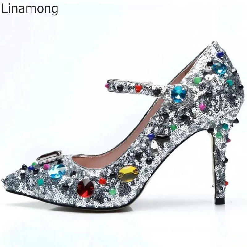 pumps with bling