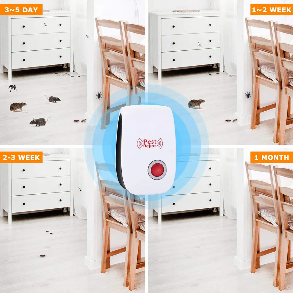 Ultrasonic Mosquito Killer lamp Mute Pest Catcher Mosquito Insect Repellent Bug Zapper For Baby Children Comfortable Sleep Light