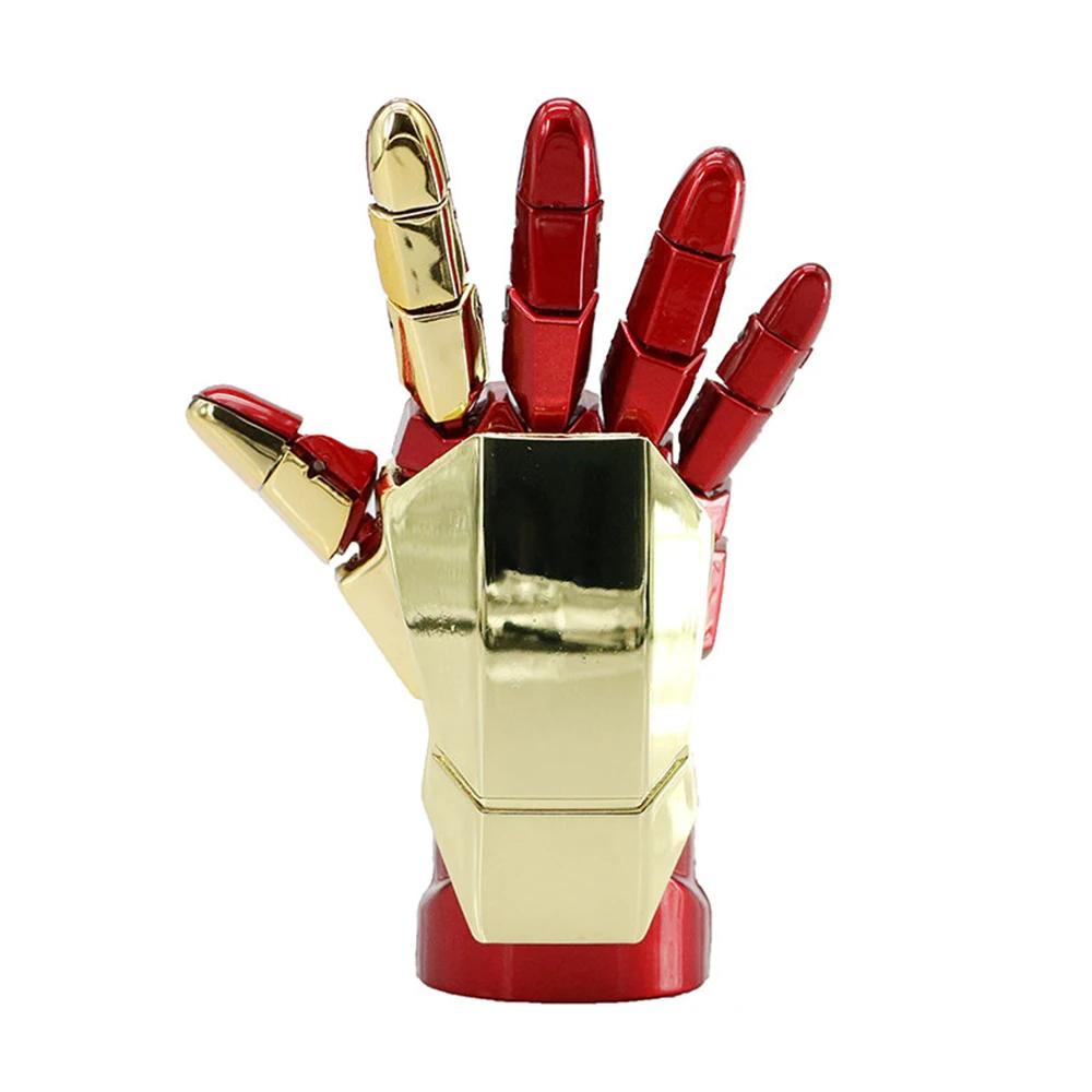 JASTER Cool Iron Men' ручной привод с красным светодиодный USB флэш накопитель Симпсоны 4